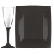 Hard Disposable TableWare Black